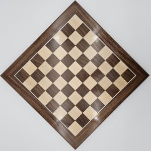 Black Walnut and Maple Chessboard with Jersey Mother of Pearl